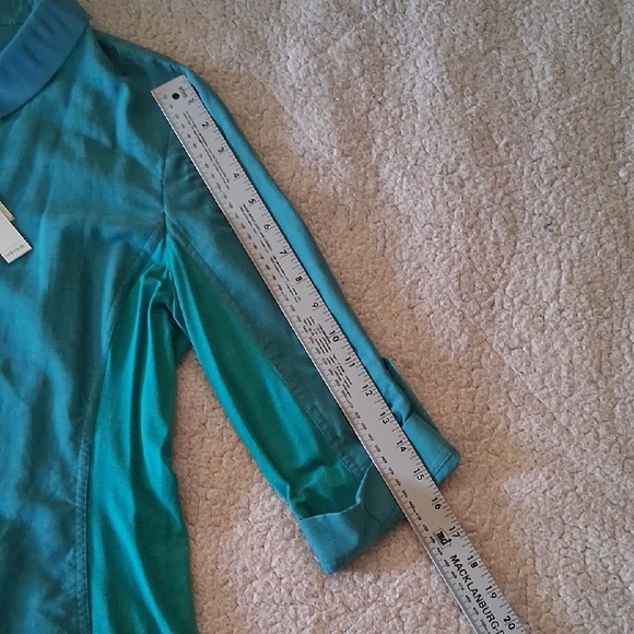 New Elie Tahari Turquoise Blazer - Picture 4 of 8